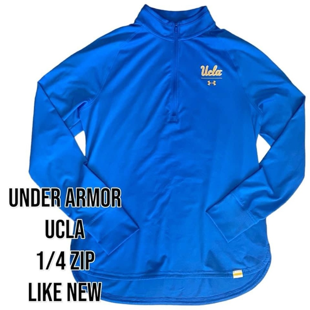 MENS Under Armor UCLA logo Dri-Fit Long sleeve sz L